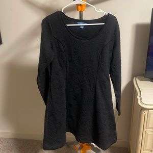 Simply Vera Vera Wang navy blue long-sleeved dress, size large. Never worn!